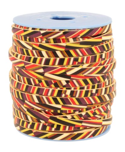 Rzemyk skórzany rzemień płaski 5 x 2 mm Indianin 1 metr