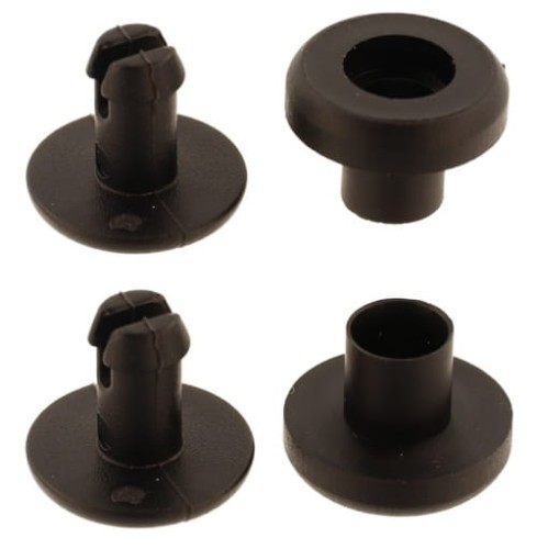 Nity plastikowe 3mm Czarny 50szt