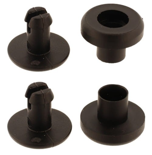 Nity plastikowe 3mm Czarny 50szt