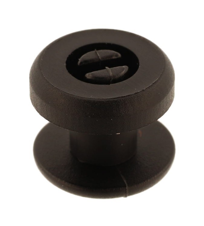 Nity plastikowe 3mm Czarny 50szt