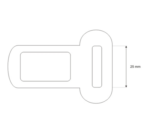 Zabezpieczenie smycz dla Zwierząt 25mm Wpinka samochodowa