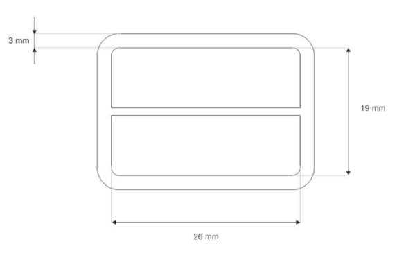regulator krawiecki kaletniczy 25mm stare złoto.png