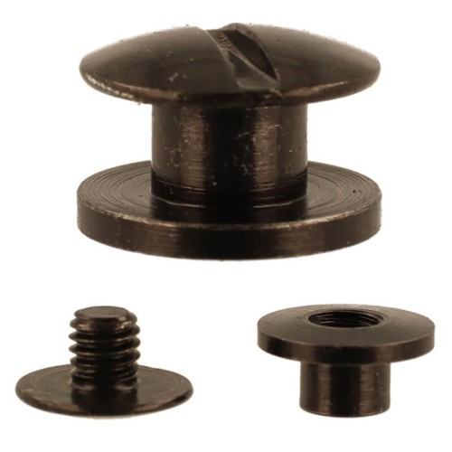 Nity skręcane Śruba Introligatorska 3,5 mm Czarne 10 szt