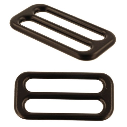 Regulator Odlewany Krawiecki 40 x 18 mm Czarny Mat