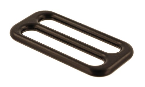 Regulator Odlewany Krawiecki 40 x 18 mm Czarny Mat