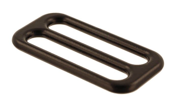Regulator Odlewany Krawiecki 40 x 18 mm Czarny Mat