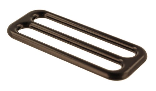 Regulator Odlewany Krawiecki 50 x 18  mm Czarny Mat