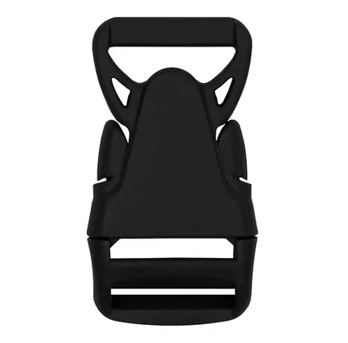 Klamra Plastikowa 25x62mm Zapięcie Zatrzask CZARNA 10szt