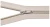 Zamek błyskawiczny #5 Rozdzielczy 45cm Beż 5szt