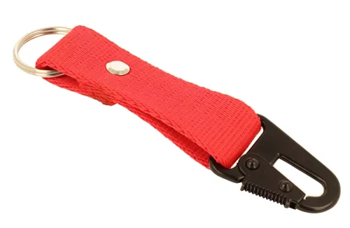 Karabińczyk 24x46mm do Breloczka Czarny Mat