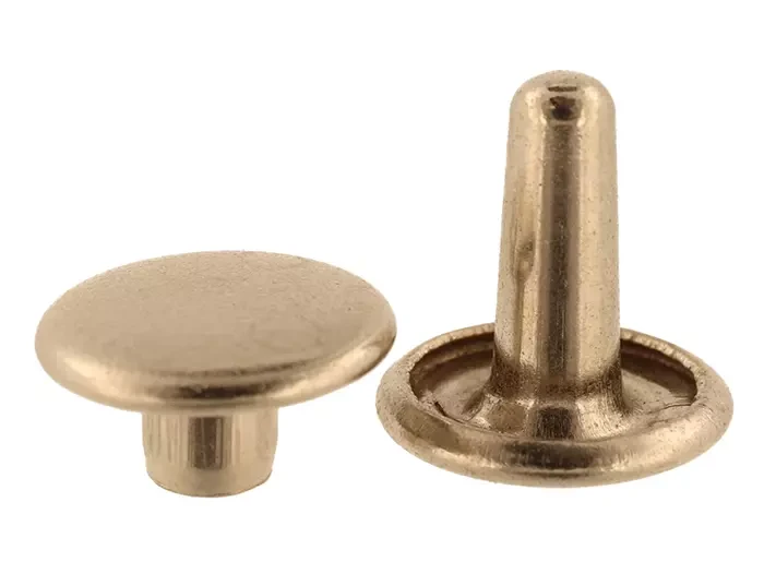 Nity Dwustronne Ćwieki 12x12mm Gruba Blacha 50szt