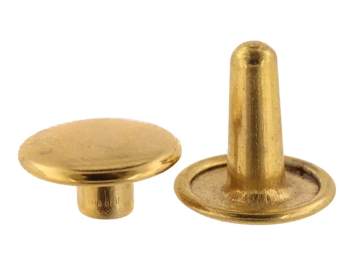 Nity Dwustronne Ćwieki 12x12mm Gruba Blacha 50szt