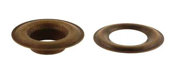 Oczka kaletnicze fi 12mm szeroki kołnierz 10szt