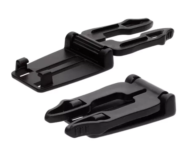 Klamra Plastikowa 25mm Składana Czarna 5szt Blokada Pasków