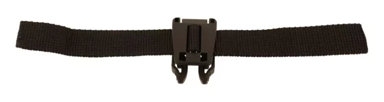 Klamra Plastikowa 25mm Składana Czarna 5szt Blokada Pasków