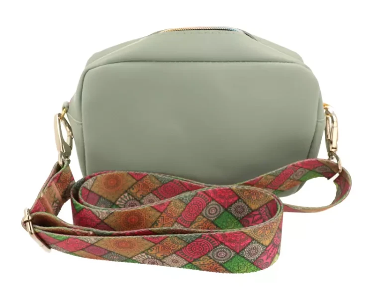 Pasek do torebki AZTEC 40mm ZEPNIJ srebrny