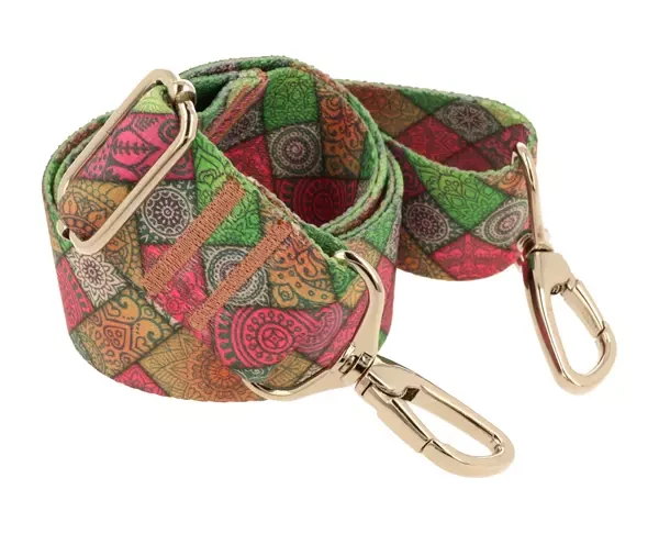 Pasek do torebki AZTEC 40mm ZEPNIJ srebrny