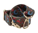 Pasek do torebki MAGIC 40mm ZEPNIJ srebrny