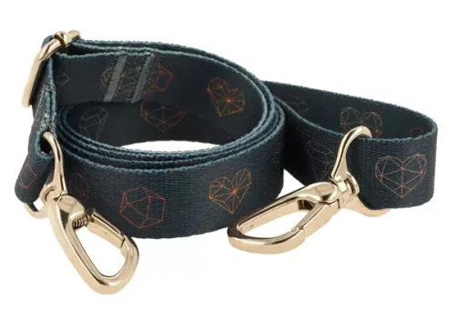 Pasek do torebki GeoFigury 25mm ZEPNIJ srebrne