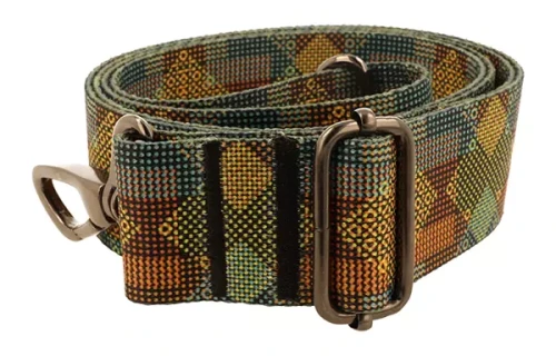 Pasek do torebki GEOMETRIC DARK 40mm ZEPNIJ c.nikiel