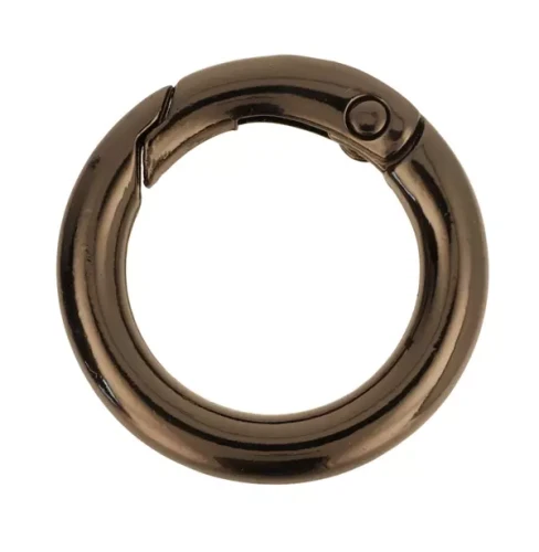 Szekla 16mm Kółko Otwierane 5szt Ciemny Nikiel