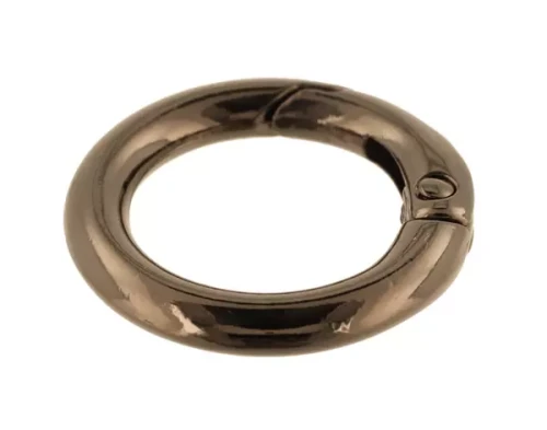 Szekla 16mm Kółko Otwierane 5szt Ciemny Nikiel