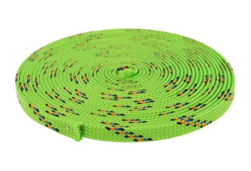 Linka płaska 8mm Sznur Zielona 20mb