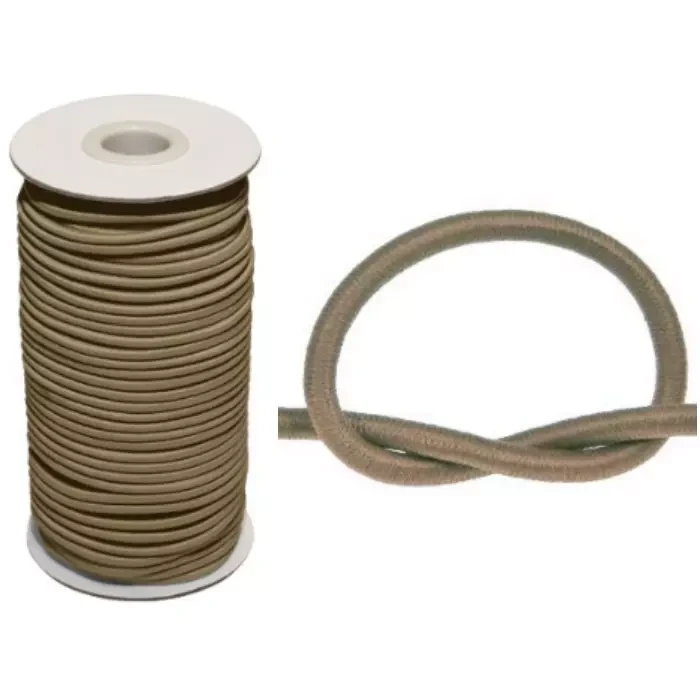 GumoSznurek Poliestrowy 5mm C.beż 50mb