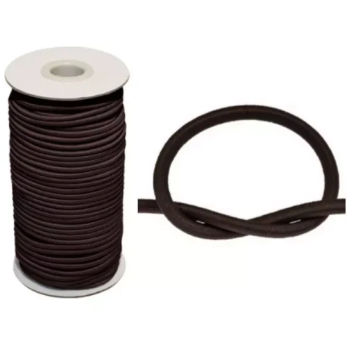 GumoSznurek Poliestrowy 5mm C.brąz 50mb