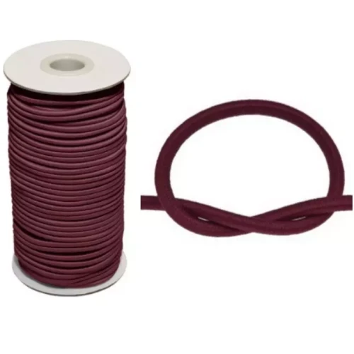GumoSznurek Poliestrowy 2mm Bordo 50mb