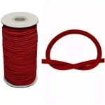 GumoSznurek Poliestrowy 2mm C.czerwony 50mb