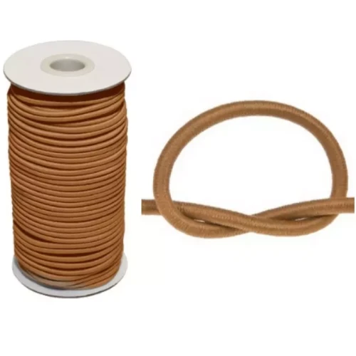 GumoSznurek Poliestrowy 2mm Rudy 50mb