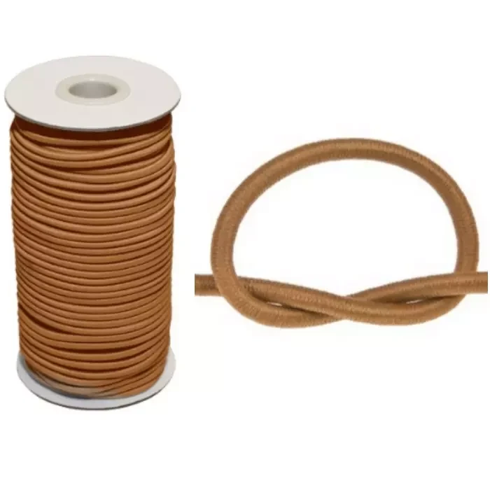 GumoSznurek Poliestrowy 2mm Rudy 50mb