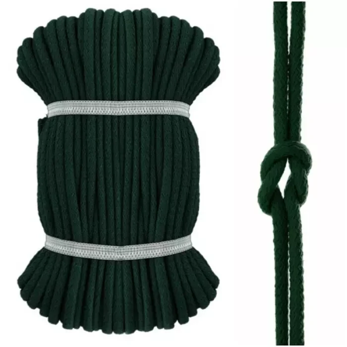 Sznurek bawełniany 8mm Linka Bawełna 50mb