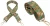 Pasek do torebki 40mm CZASZKA regulowany ZEPNIJ