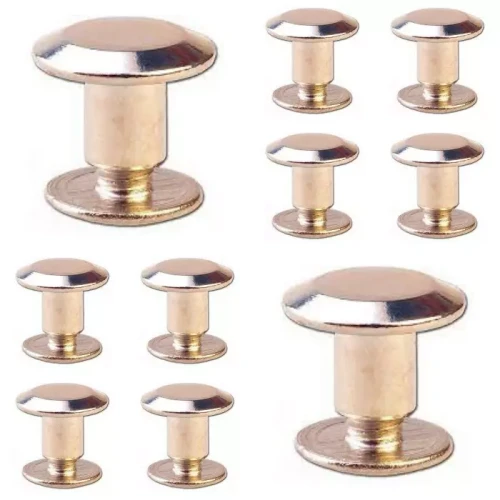 Nit skręcany Nity Śrubka 5mm Srebrny 10szt