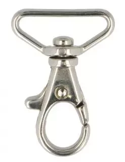 Karabinek 24x40mm karabińczyk zapięcie 5szt Rybka