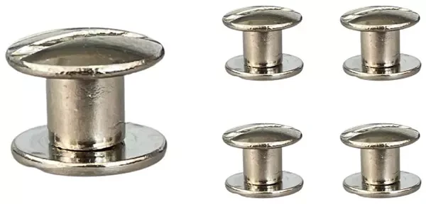 Nity skręcane Śrubka 8mm Srebrny 5szt