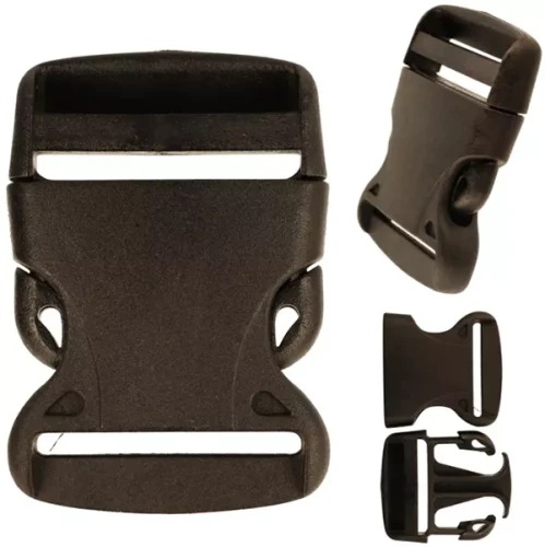 Klamra plastikowa 40 mm zatrzaskowa NM – zapięcie do pasków i taśm, 5 szt.