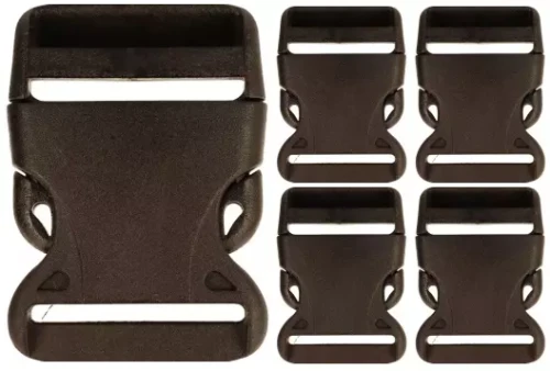 Klamra plastikowa 40 mm zatrzaskowa NM – zapięcie do pasków i taśm, 5 szt.