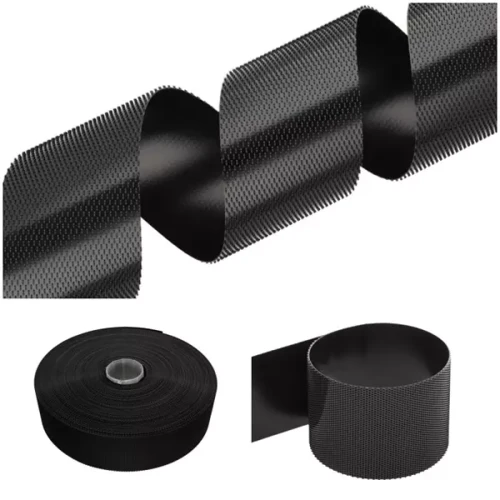 Taśma Rzep Haczyk 38mm Twarda Czarny 5mb