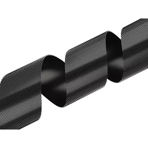 Taśma Rzep Haczyk 50mm Twarda Czarny 5mb