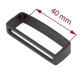 Szlufka do Paska 40mm Czarny Mat 2szt