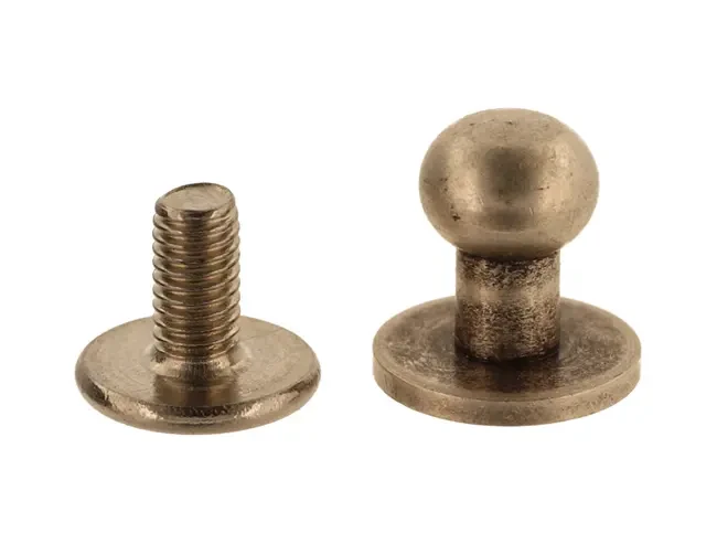 Knopik ćwiek nit 6mm Ozdoba - 5 sztuk