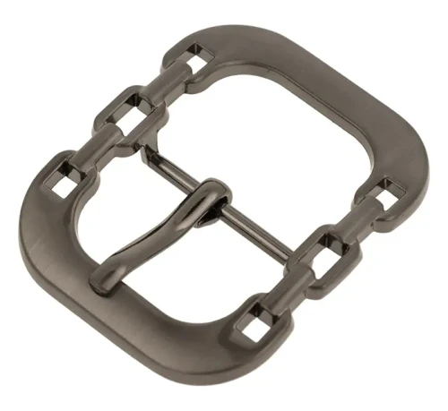 Klamra do paska 30mm Damska Szlufka Ciemna Satyna Łańcuch