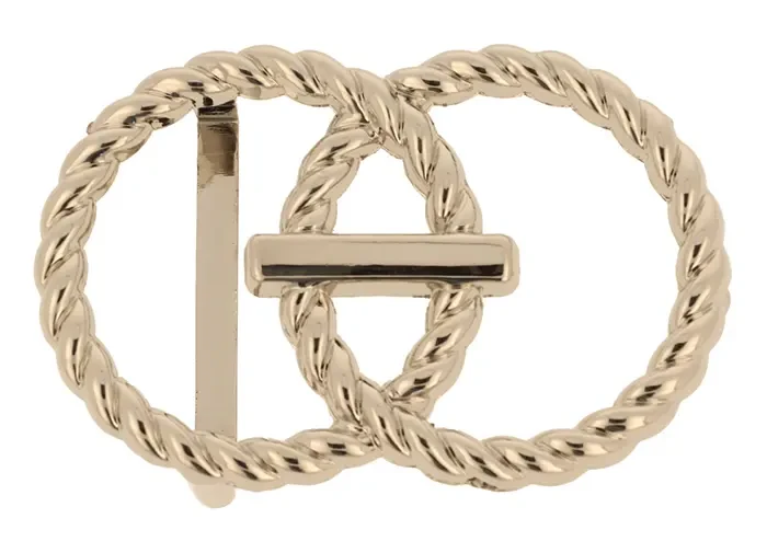 Klamra Damska 30mm Ozdobna na Bolec Srebrna