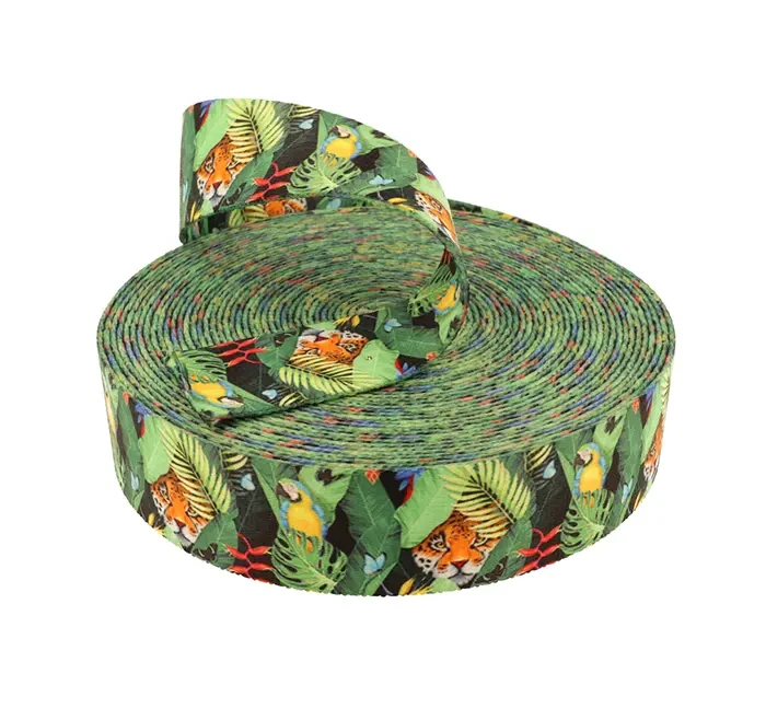 Taśma Nośna z Nadrukiem Sublimacyjnym TROPICAL 20mm