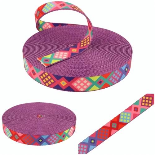 Taśma Nośna z Nadrukiem Sublimacyjnym PERU 20mm