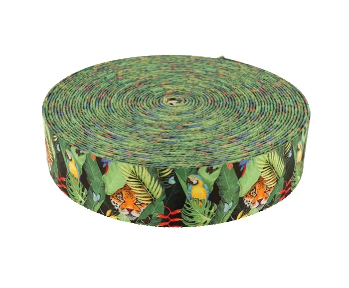 Taśma Nośna z Nadrukiem Sublimacyjnym TROPICAL 30mm