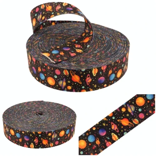 Taśma Nośna z Nadrukiem Sublimacyjnym KOSMOS 40mm